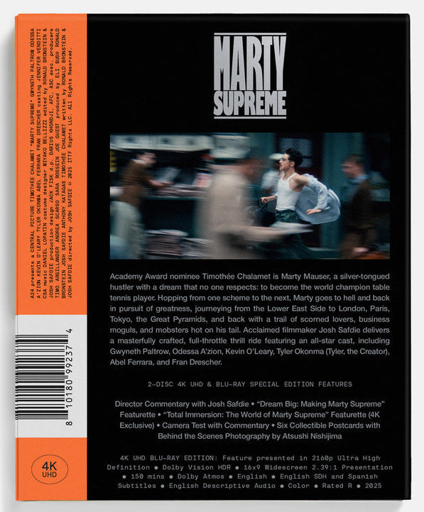 Marty Supreme (4K UHD, A24)