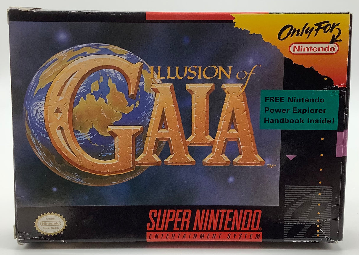 Illusion of Gaia [NO MANUAL] Super Nintendo USED