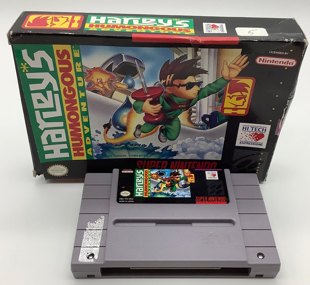 Harley's Humongous Adventure [NO MANUAL] Super Nintendo USED