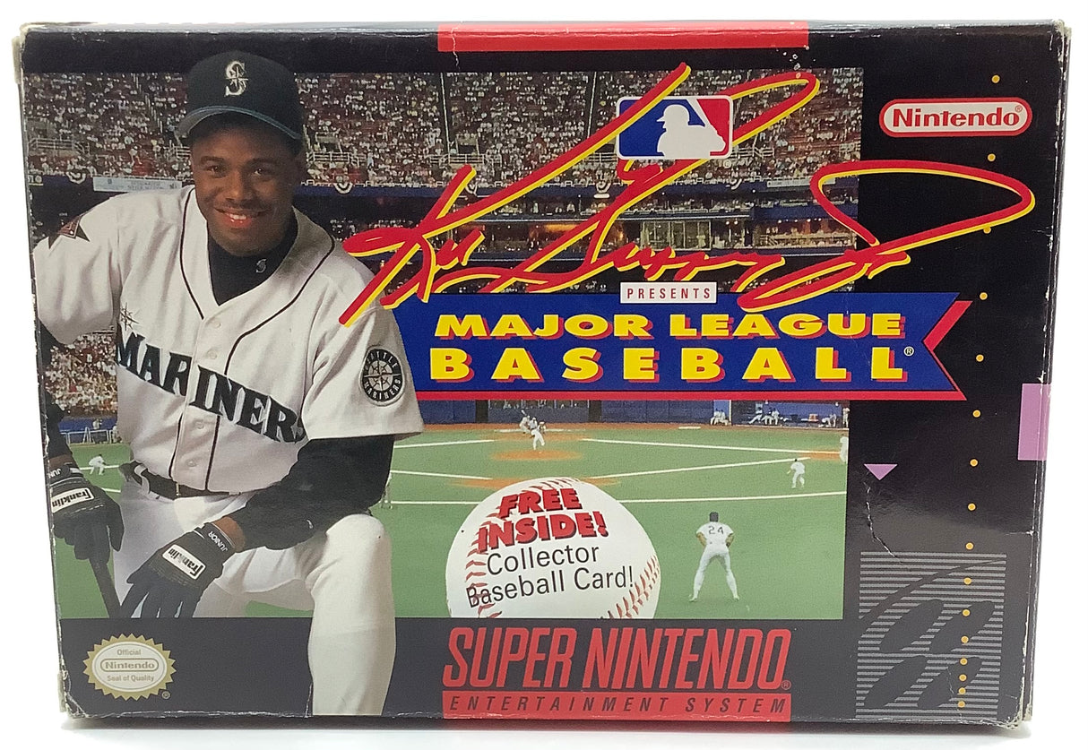 Ken Griffey Jr Major League Baseball [NO MANUAL] Super Nintendo USED