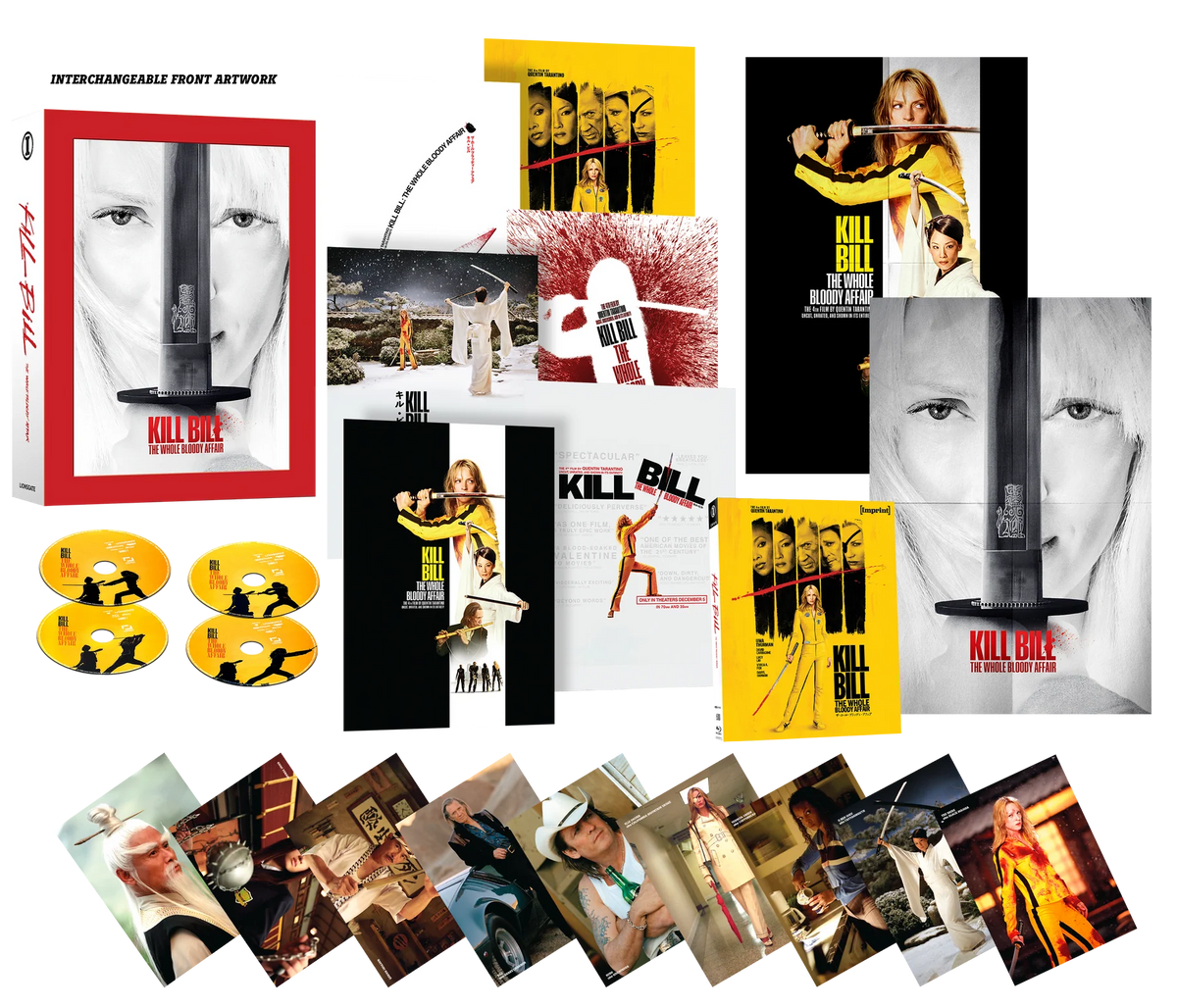 Kill Bill: The Whole Bloody Affair (4K UHD, Imprint Limited Edition Large Hardbox, Region Free)