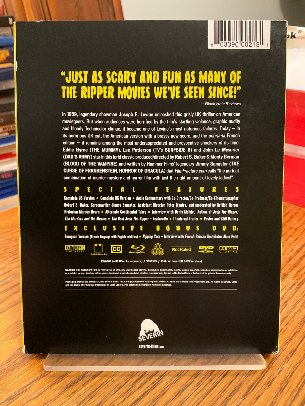 Jack the Ripper (1959) w/SLIP USED