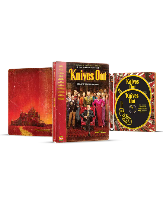 Knives Out (4K UHD, Lionsgate Limited Edition Steelbook)