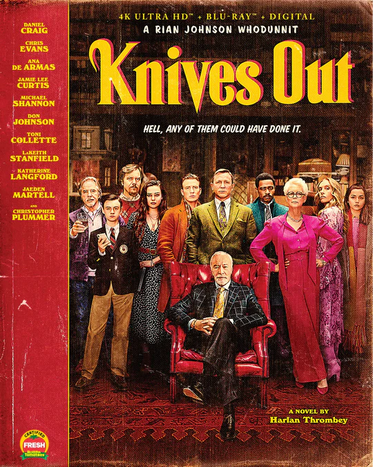 Knives Out (4K UHD, Lionsgate Limited Edition Steelbook)