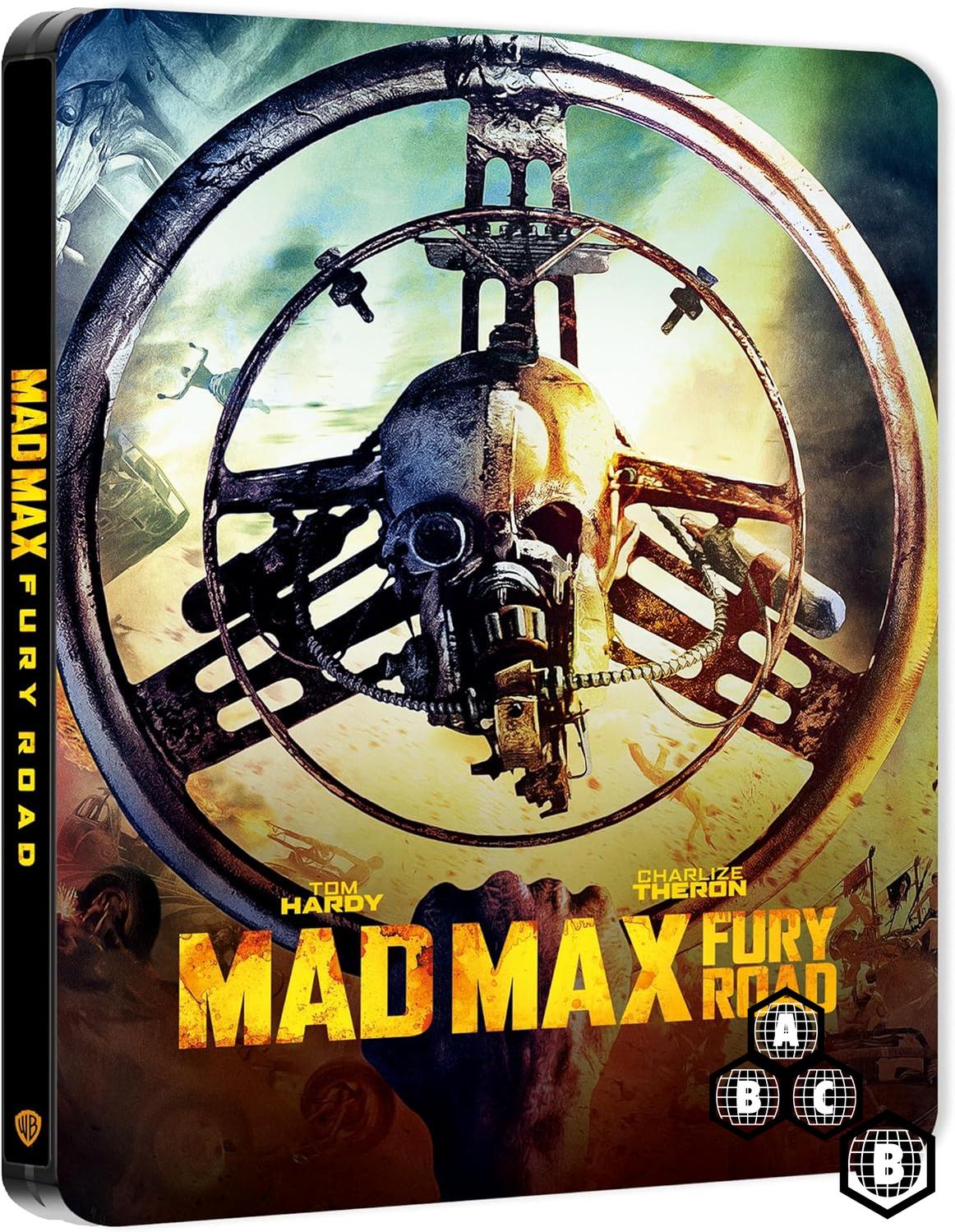 Mad Max: Fury Road (4K UHD, Limited Edition Steelbook, Region Free/B)