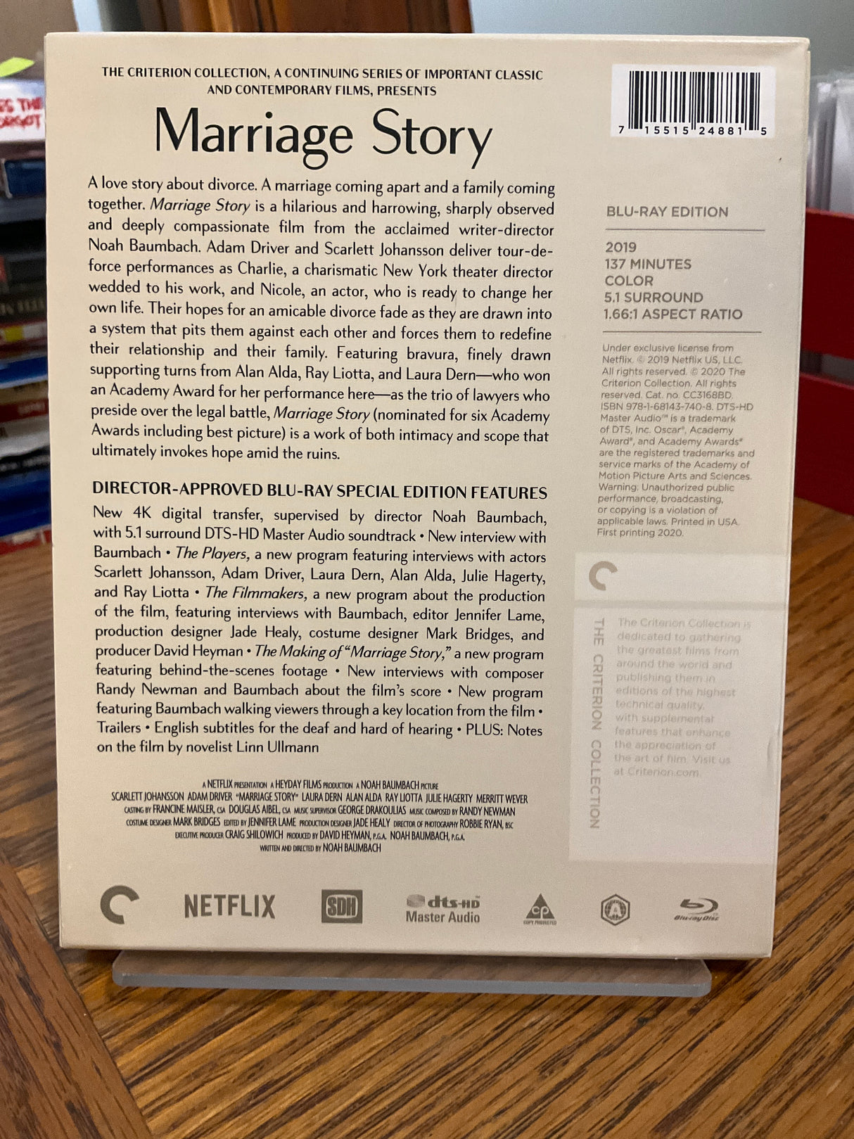 Marriage Story (#1038) w/SLIPCASE USED