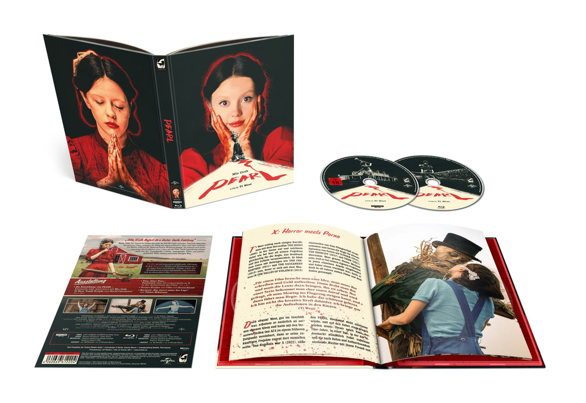 Pearl (4K UHD, Limited Edition Mediabook, Region Free/B) Cover A