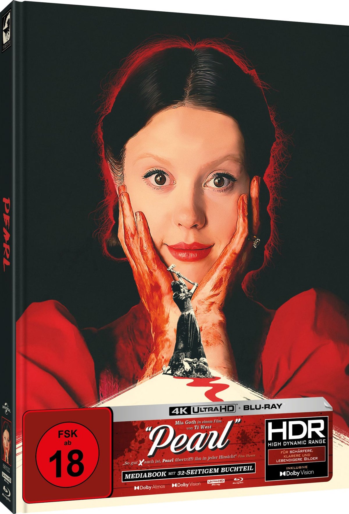 Pearl (4K UHD, Limited Edition Mediabook, Region Free/B) Cover A
