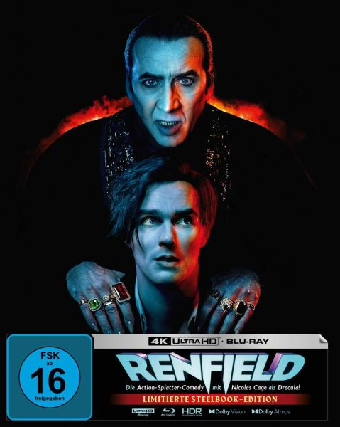 Renfield (4K UHD, Steelbook, Region Free/B) – Orbit DVD