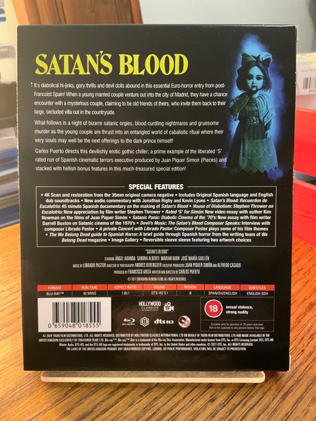 Satans Blood -Limited Edition (REGION B) w/SLIPCOVER AND BOOKLET USED