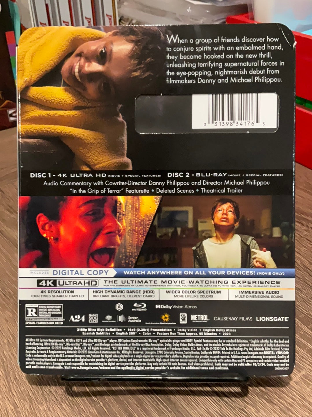 Talk to Me 4K UHD w/SLIP USED