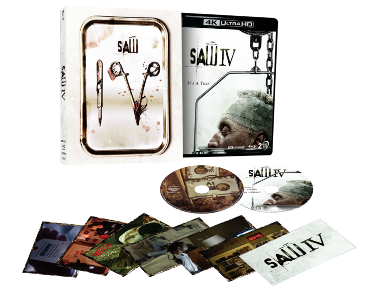 Saw IV (4K UHD, Limited Edition Lenticular Hardcase, Region Free)