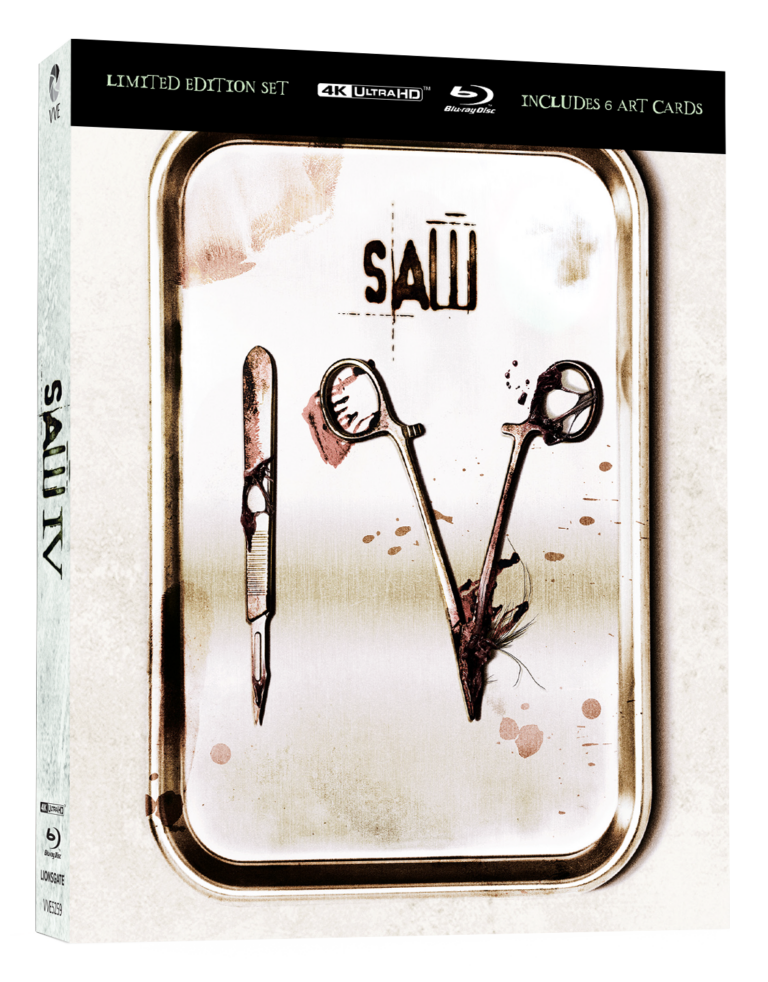 Saw IV (4K UHD, Limited Edition Lenticular Hardcase, Region Free)