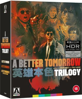 A Better Tomorrow Trilogy (4K UHD, Arrow UK Limited Edition, Region Free/B) - New 4K UHD