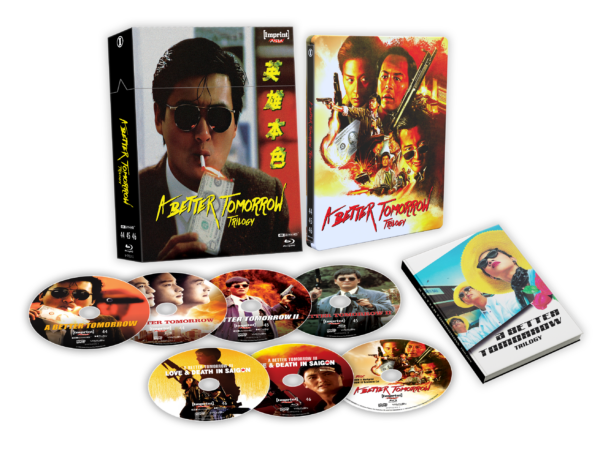 A Better Tomorrow Trilogy (4K UHD, Imprint, Limited Edition Steelbook + Hardbox, Region Free)