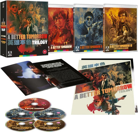 A Better Tomorrow Trilogy (Blu-ray, Arrow UK Limited Edition, Region B)