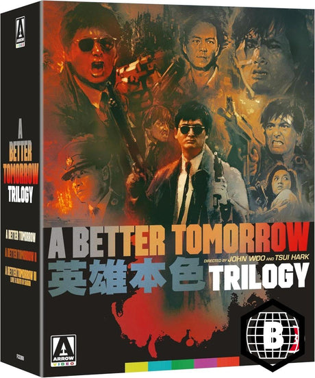 A Better Tomorrow Trilogy (Blu-ray, Arrow UK Limited Edition, Region B) - New Blu-Ray