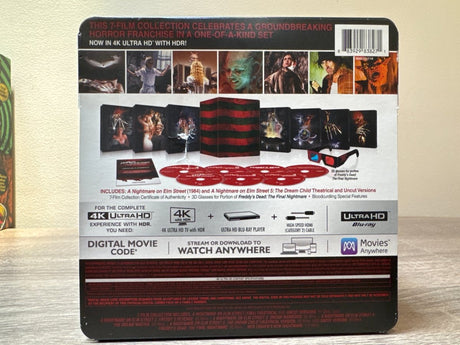 A Nightmare on Elm Street 7-Film Collection (4K UHD, US Limited Edition Steelbook Set, First Pressing) USED