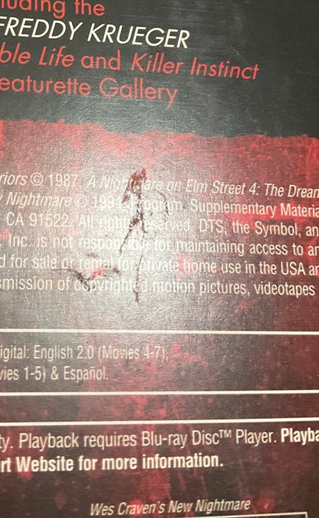 A Nightmare on Elm Street Collection w/SLIPCASE USED