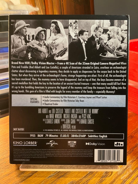 Abbott and Costello Meet The Mummy (4K UHD) w/SLIP USED - Used 4K UHD