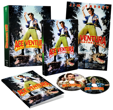 Ace Ventura: When Nature Calls (4K UHD, Limited Edition Steelbook + Lenticular Hardbox, Region Free)