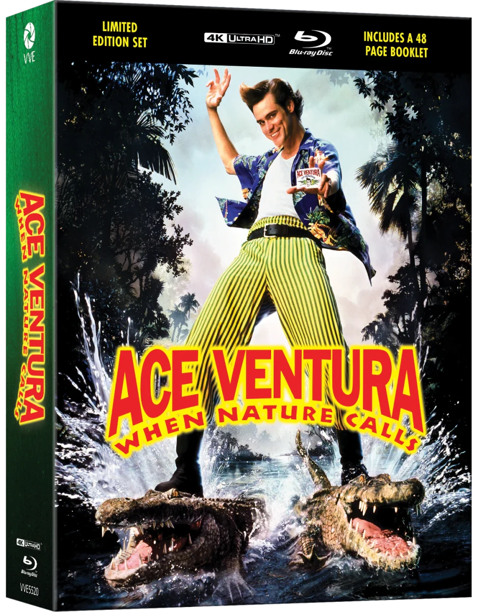 Ace Ventura: When Nature Calls (4K UHD, Limited Edition Steelbook + Lenticular Hardbox, Region Free)