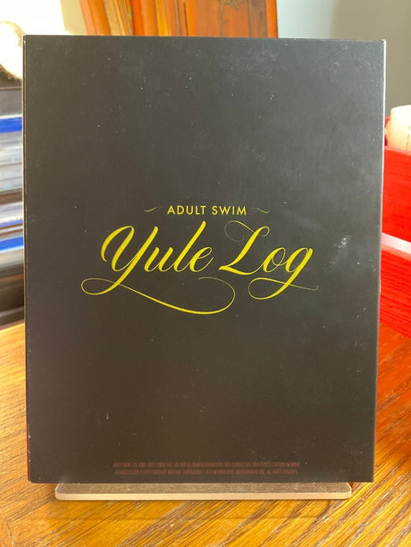 Adult Swim Yule Log w/LENTICULAR SLIP AND BOOKLET USED