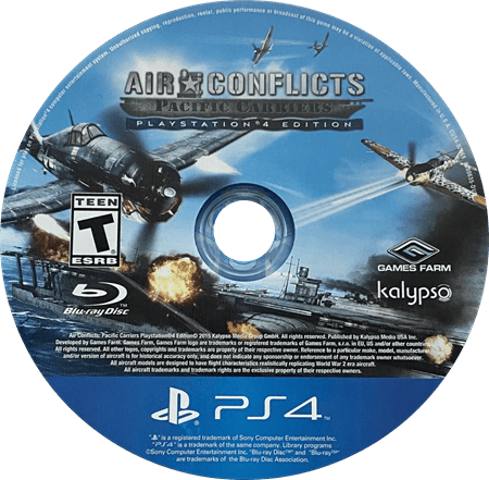 Air Conflicts: Pacific Carriers Playstation 4 LOOSE - Video Games - Playstation 4