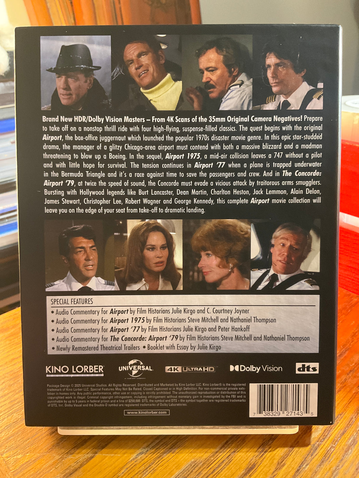 Airport: The Complete 4-Film Collection (4K UHD, Limited Edition Rigid Slip) USED