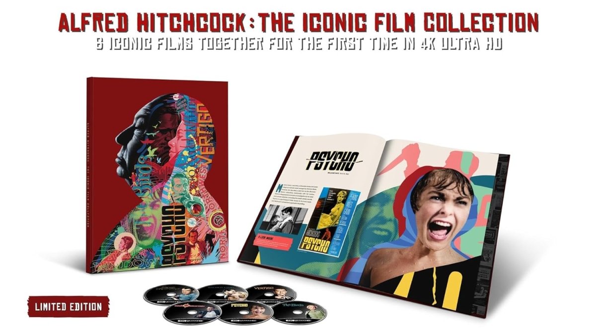Alfred Hitchcock: The Iconic Film Collection (4K UHD, Limited Edition) - New 4K UHD