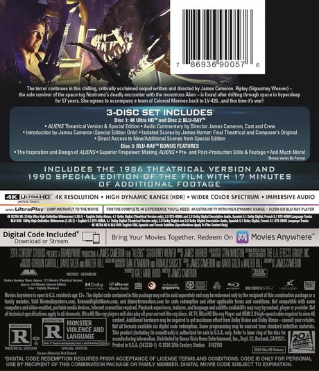 Aliens (4K UHD) w/SLIP