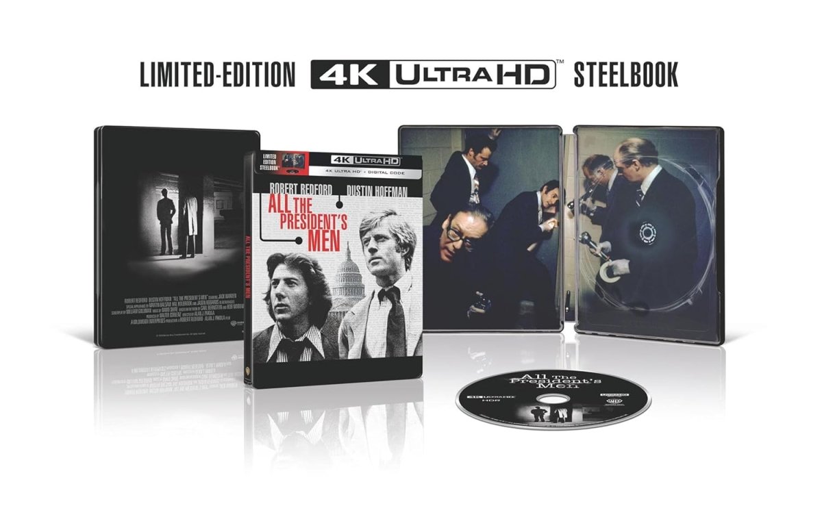 All the President's Men (4K UHD, Limited Edition Steelbook) - New 4K UHD