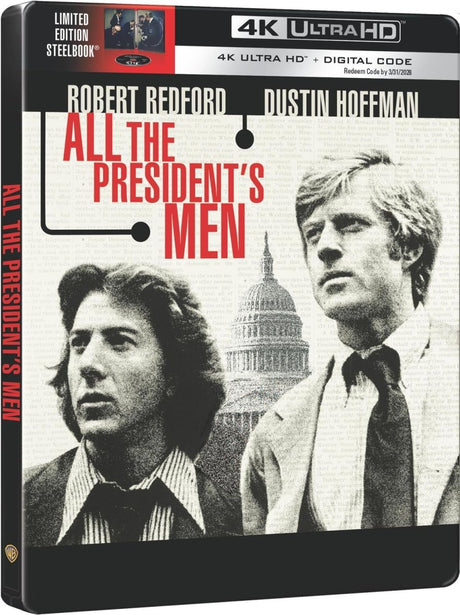 All the President's Men (4K UHD, Limited Edition Steelbook) - New 4K UHD
