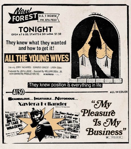 All the Young Wives + My Pleasure Is My Business (Drive - in Double Feature 21) - New Blu - Ray