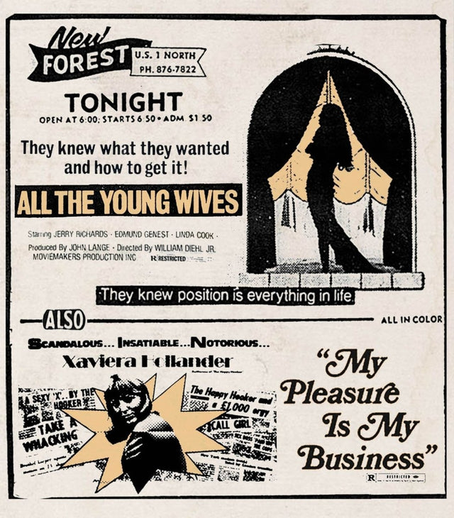 All the Young Wives + My Pleasure Is My Business (Drive - in Double Feature 21) - New Blu - Ray