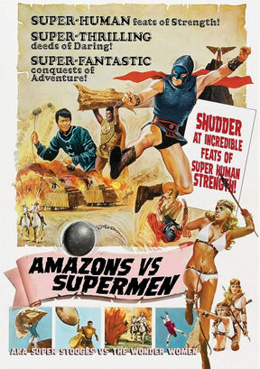 Amazons Vs Supermen (aka Super Stooges vs. the Wonder Women) (DVD) - New DVD