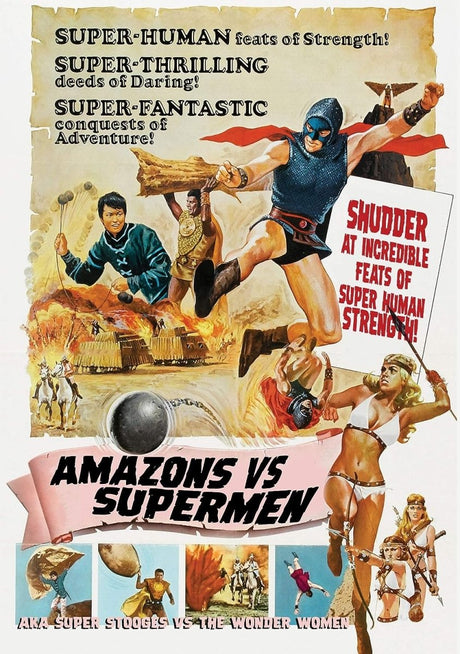 Amazons Vs Supermen (aka Super Stooges vs. the Wonder Women) (DVD) - New DVD