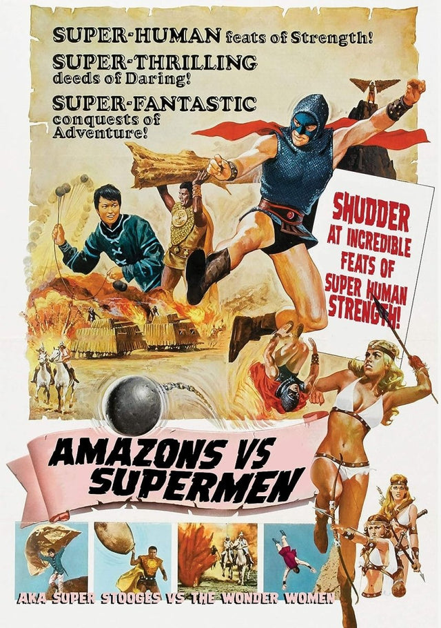 Amazons Vs Supermen (aka Super Stooges vs. the Wonder Women) (DVD) - New DVD