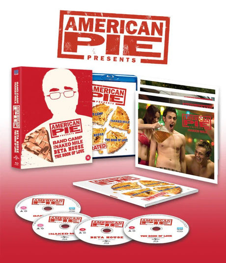 American Pie Presents: Bandcamp / The Naked Mile / Beta House / The Book of Love (Deluxe Collector's Edition, Region B) - New Blu - Ray