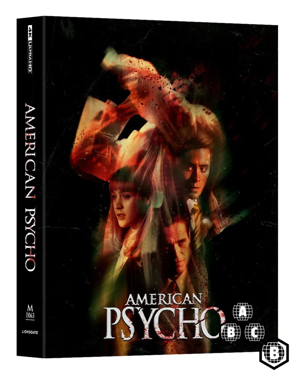 American Psycho (4K UHD, Manta Lab, Steelbook, Cover B, Region Free/B) w/DOUBLE LENTICULAR SLIP