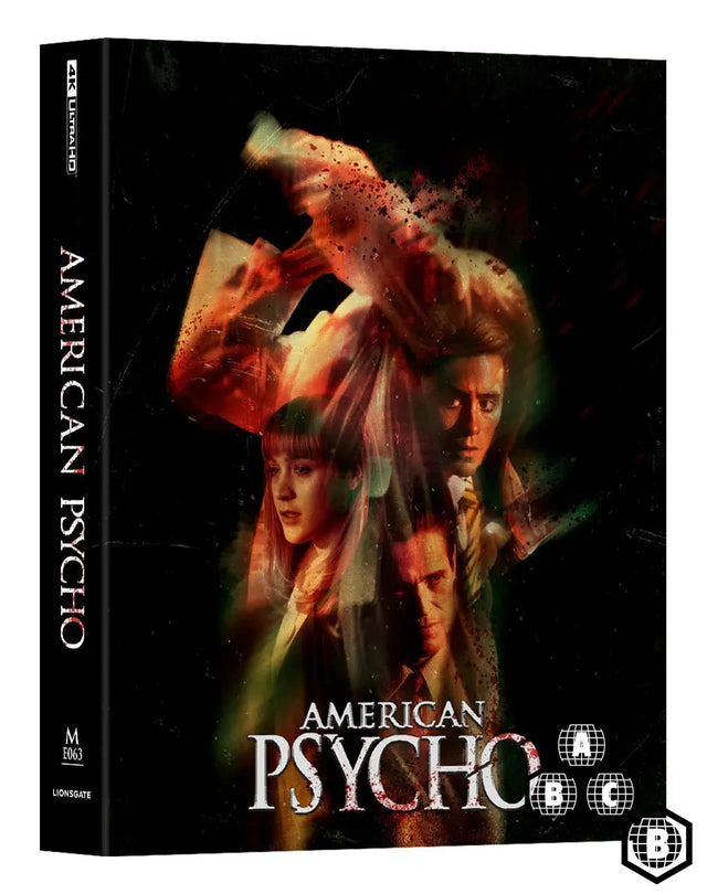 American Psycho (4K UHD, Manta Lab, Steelbook, Cover B, Region Free/B) w/DOUBLE LENTICULAR SLIP