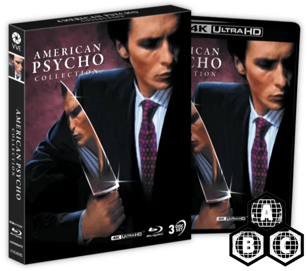 American Psycho Collection (4K UHD/Blu-Ray, Region Free) w/SLIP