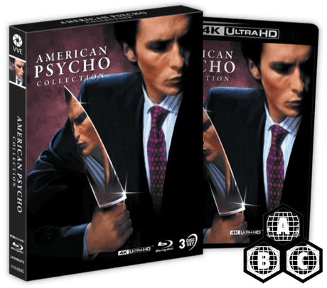American Psycho Collection (4K UHD/Blu-Ray, Region Free) w/SLIP