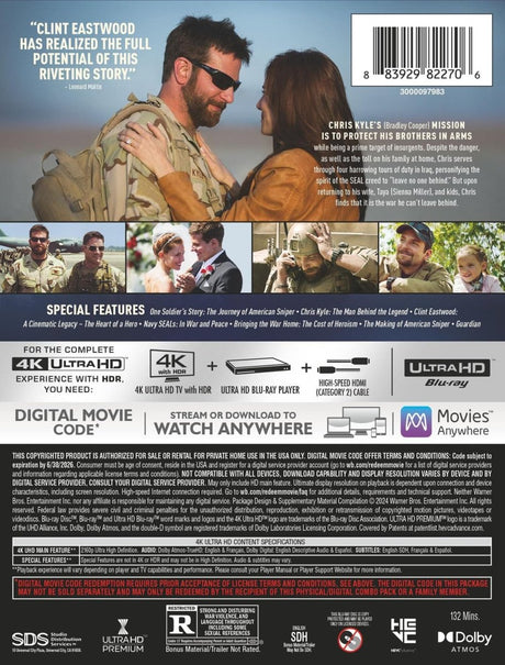 American Sniper (4K UHD Steelbook)