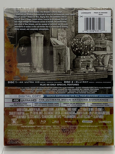 Angel Heart (4K UHD, Steelbook, Best Buy Exclusive) w/SLIP