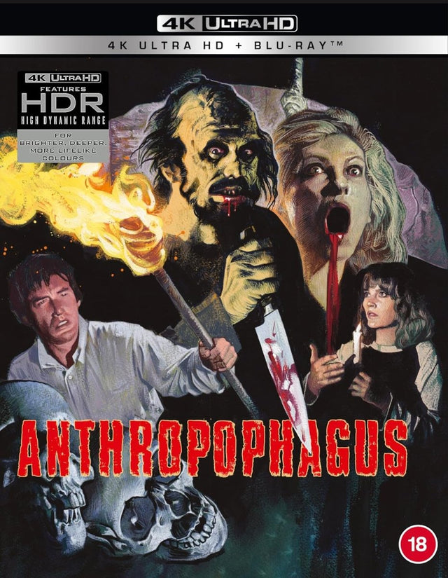 Anthropophagous (4K UHD, Region Free/B) w/SLIP - New 4K UHD