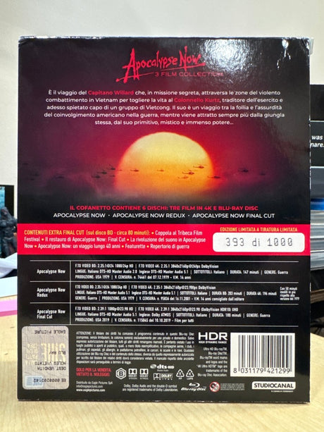 Apocalypse Now 3 Film Collection (4KULT, 4K UHD, Region Free/B) USED