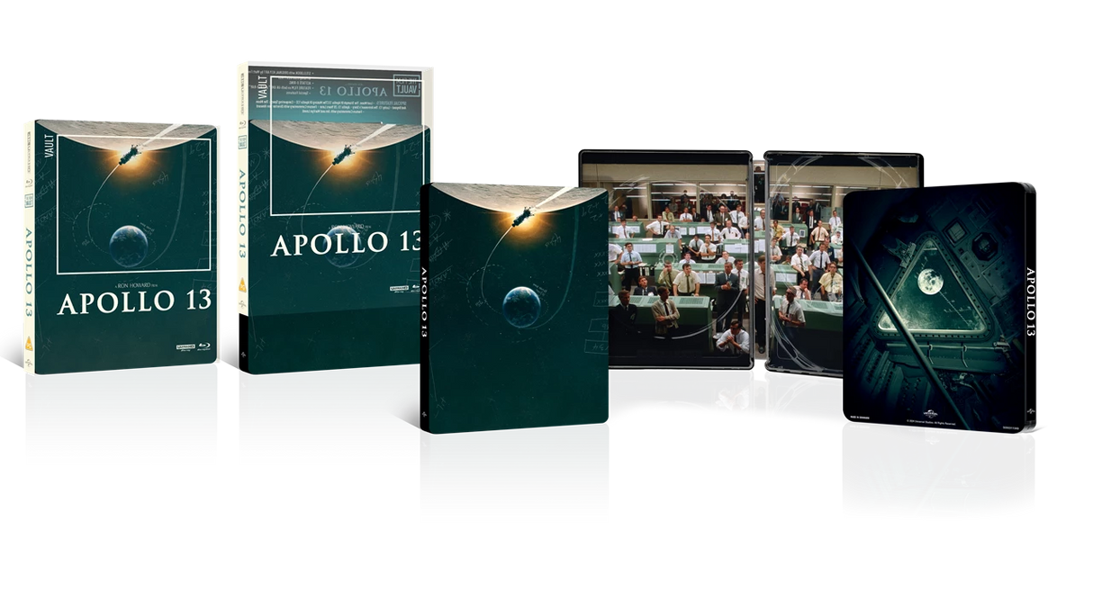 Apollo 13 (UK 4K UHD, Film Vault Limited Edition Steelbook, Region Free) *one per customer