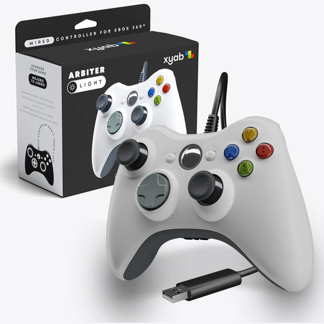 ARBITER Wired XBOX 360 Controller - White NEW - Video Games - XBOX 360