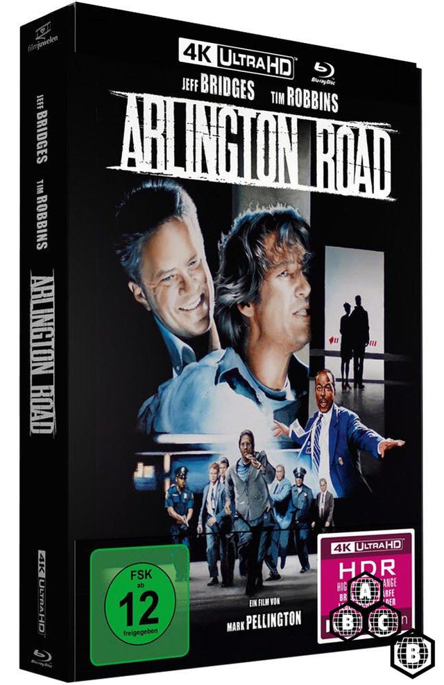 Arlington Road (4K UHD, LE Mediabook, Region Free/B)